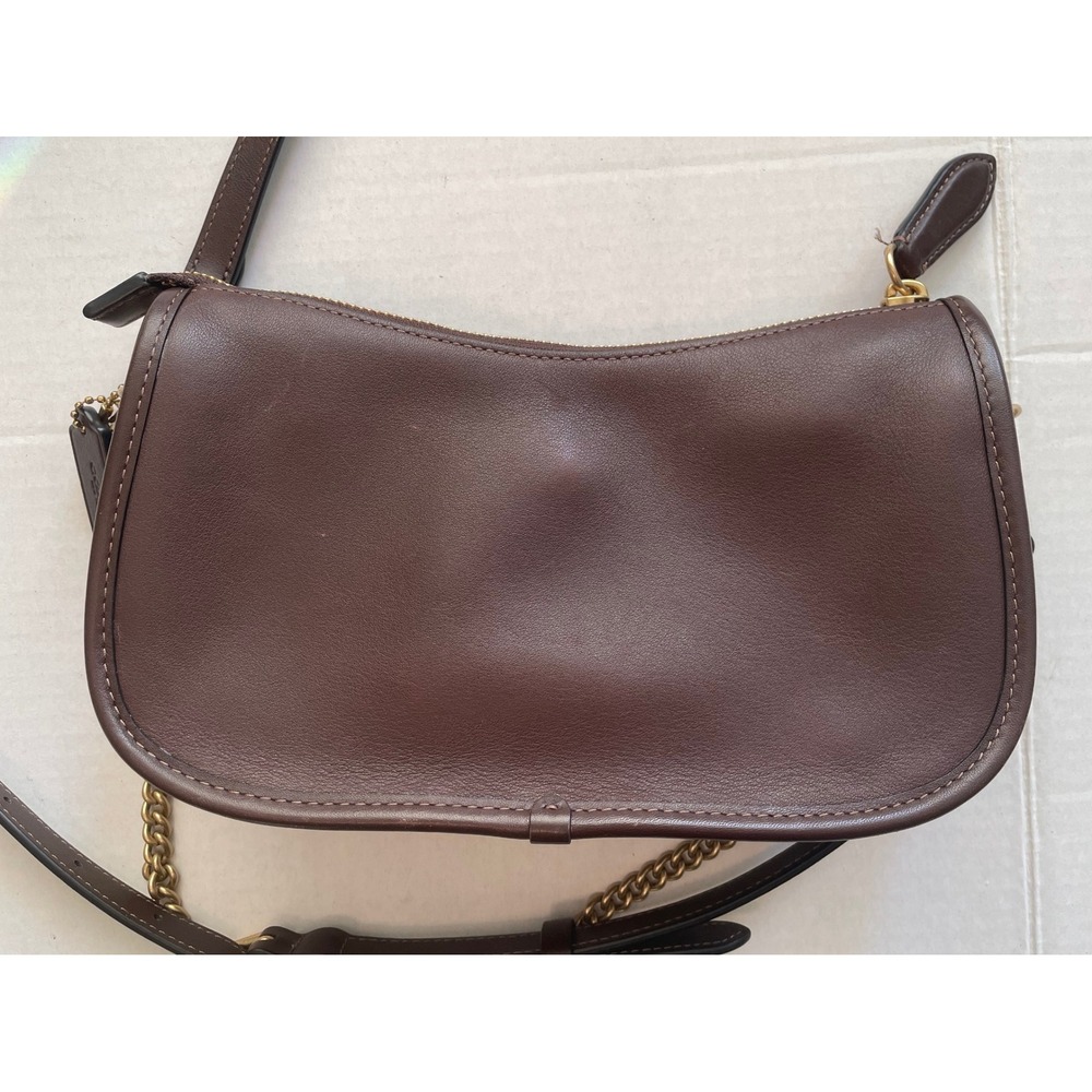 Coach Waverly Maple/Brass Crossbody - Picture 14 of 14